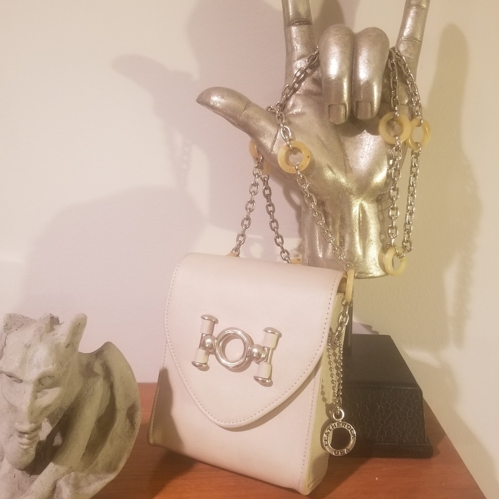 Leatherock Cream Crossbody